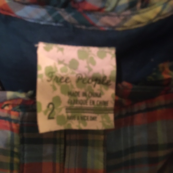 Free People Sleeveless Plaid Dress - Picture 4 of 5